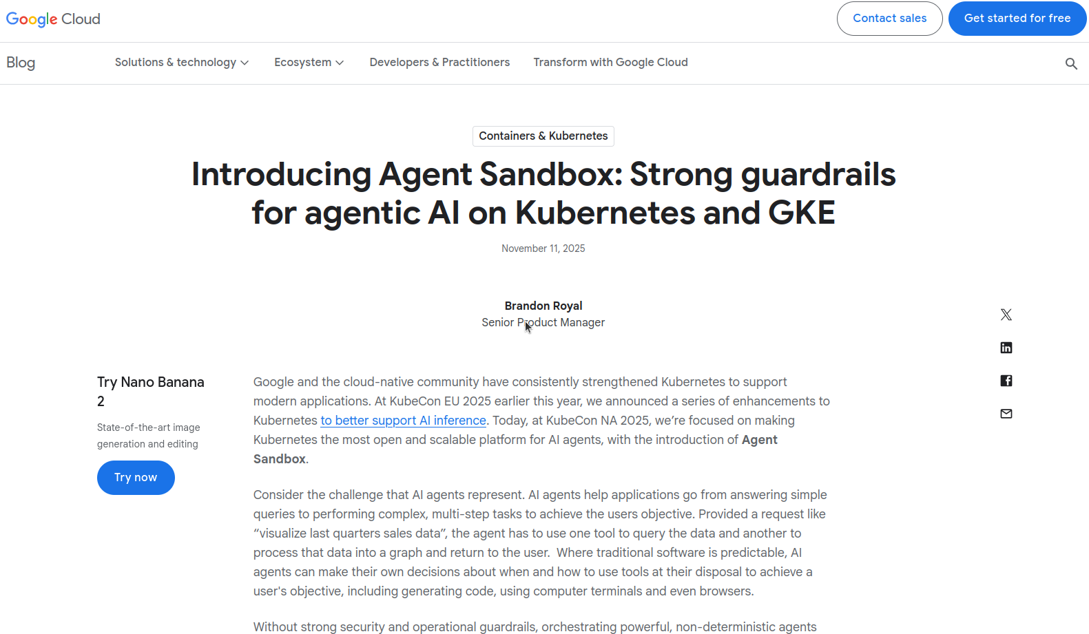 Sandboxing on Kubernetes